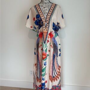 SHEIN Colorful Floral Maxi Dress